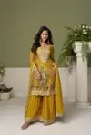 Bushra By Gulkayra Chinon Printed Embroidery Readymade Suits Suppliers In India